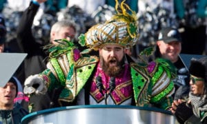 Jason Kelce's Mummers costume now available to Eagles fans - Mr Mummer - Philadelphia Mummers